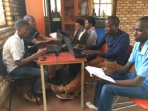 Studenter i Rwanda